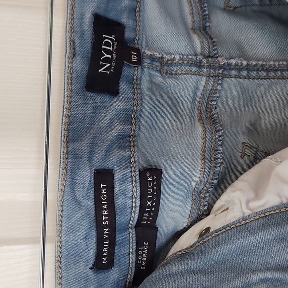 Not Your Daughter's Jeans (NYDJ) Marilyn Straight lift/tuck cool embrace 10T - Picture 6 of 10